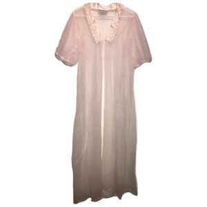 Vintage pale pink peignoir